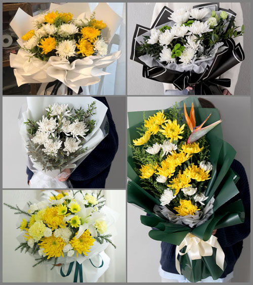 辽宁大连瓦房店市白事花束代送